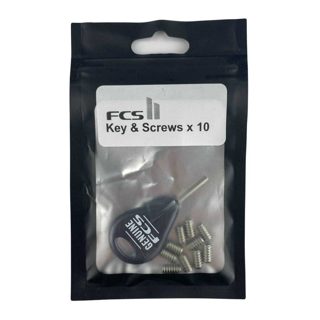 FCS Fin Key & 6 x Grub Screws (Pack) - Melbourne Surfboard Shop