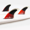 Surfboard Fins - FCS - FCS II Accelerator PC Red/Black Tri Fins - Melbourne Surfboard Shop - Shipping Australia Wide | Victoria, New South Wales, Queensland, Tasmania, Western Australia, South Australia, Northern Territory.