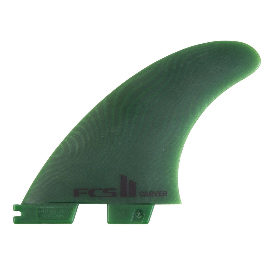 FCS II Carver Neo Glass Sage Quad Rear Fins - Medium Surfboard Fins FCS 