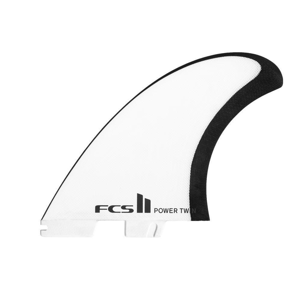 Surfboard Fins - FCS - FCS II Power Twin JS PG Black/White - Melbourne Surfboard Shop - Shipping Australia Wide | Victoria, New South Wales, Queensland, Tasmania, Western Australia, South Australia, Northern Territory.