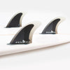 Surfboard Fins - FCS - FCS II Reactor PC Charcoal/Black Tri Fins - Melbourne Surfboard Shop - Shipping Australia Wide | Victoria, New South Wales, Queensland, Tasmania, Western Australia, South Australia, Northern Territory.