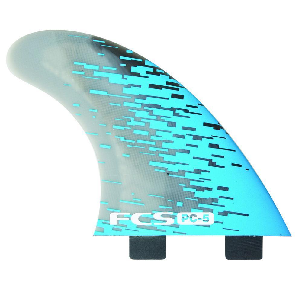 Surfboard Fins - FCS - FCS PC-5 Blue Smoke Tri Retail Fins - Melbourne Surfboard Shop - Shipping Australia Wide | Victoria, New South Wales, Queensland, Tasmania, Western Australia, South Australia, Northern Territory.