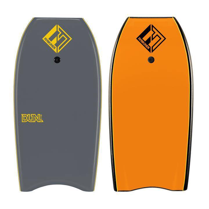 Funkshen Dual 45" EPS Bodyboards & Accessories Funkshen Grey Deck / Orange Bottom 