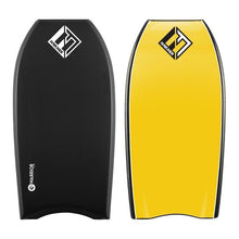 Funkshen Warrior PE (with stringer) Bodyboards Funkshen 40" Black Deck Yellow Slick 