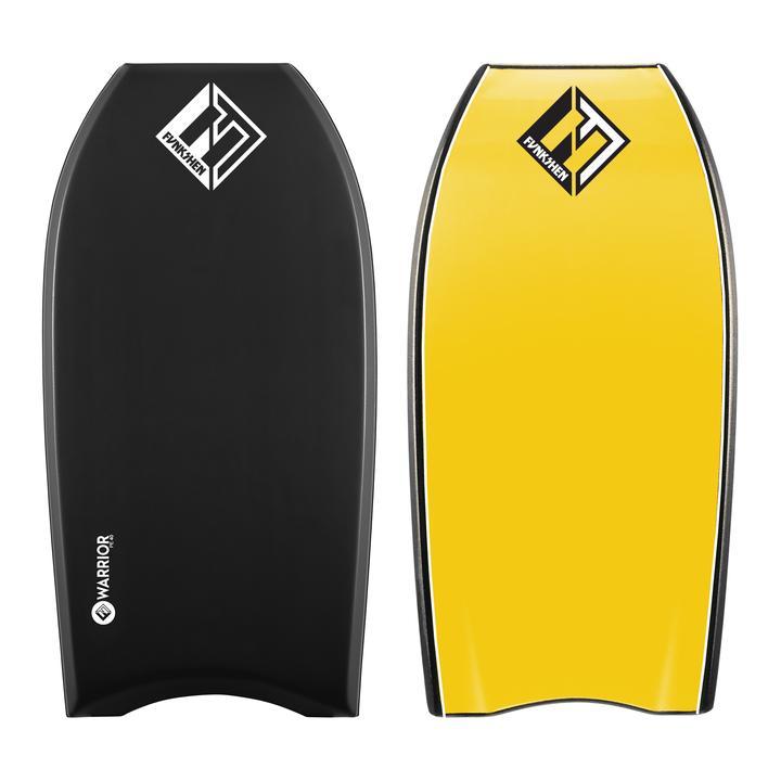Funkshen Warrior PE (with stringer) Bodyboards Funkshen 40" Black Deck Yellow Slick 