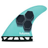 Futures AM1 HC Thruster Set Teal/Navy Surfboard Fins Futures 