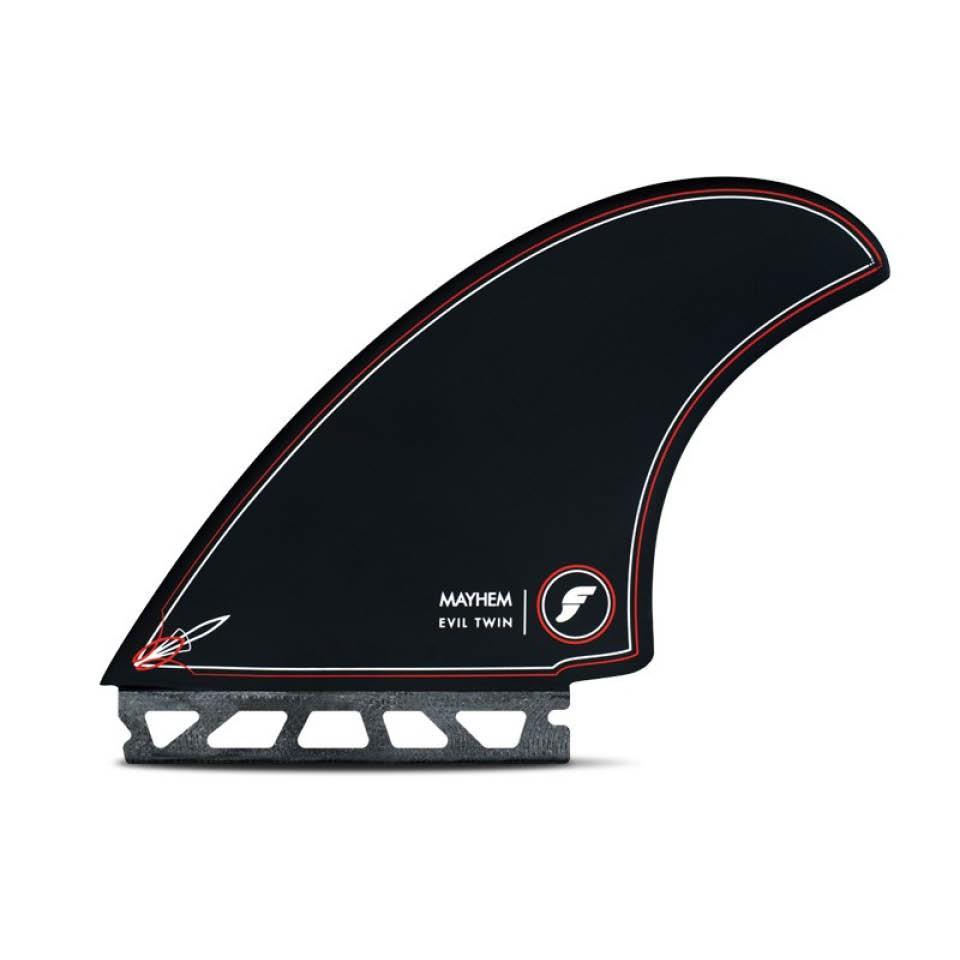 Surfboard Fins - Futures - Futures Mayhem Evil 2+1 Twin Set Black - Melbourne Surfboard Shop - Shipping Australia Wide | Victoria, New South Wales, Queensland, Tasmania, Western Australia, South Australia, Northern Territory.