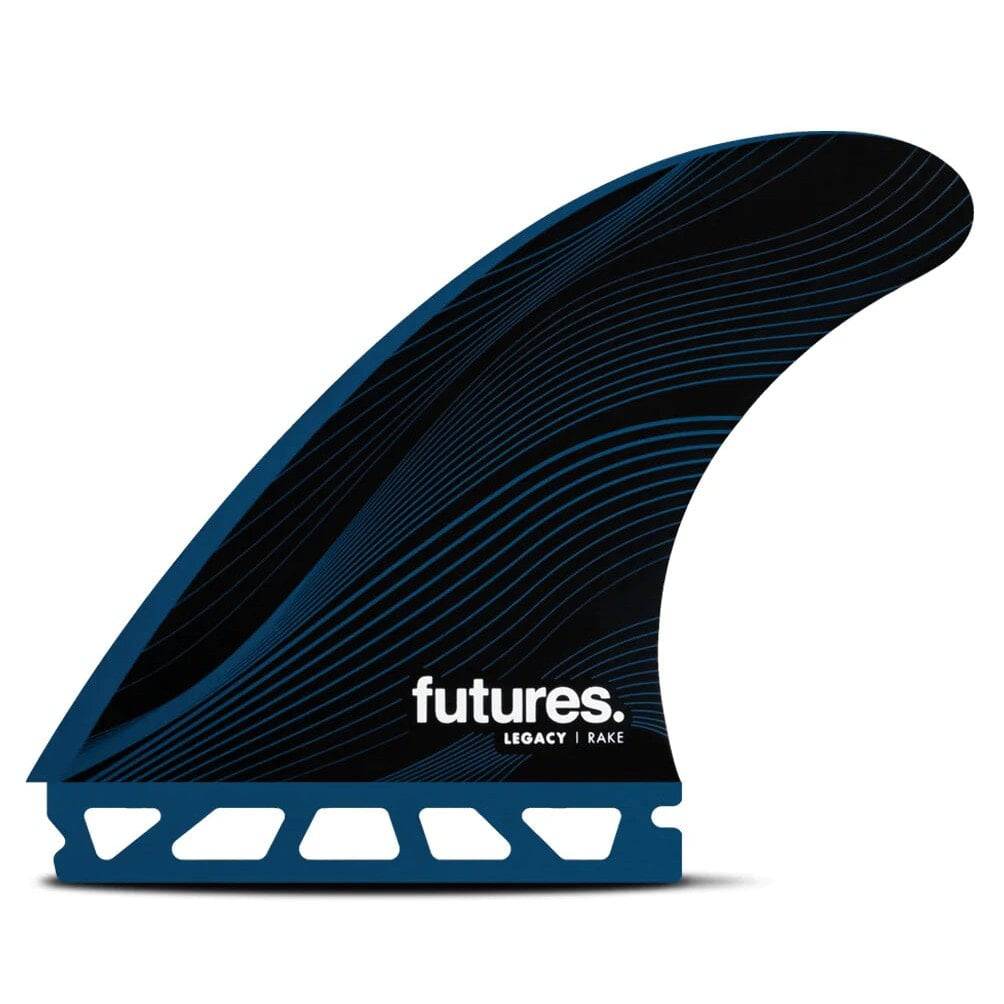 Futures R8 Legacy Series Rake HC Large Thruster Set - Blue Surfboard Fins Futures 