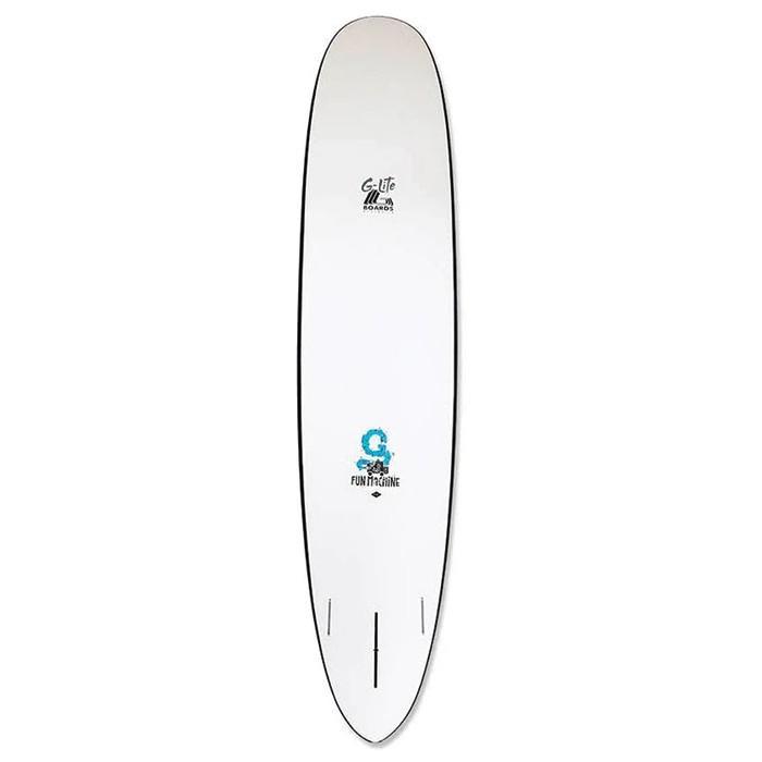 Gboards G-Lite Rounded Pin Tail Fun Machine 9'0" x 22 1/2" x 3" 73L 2 + 1 Futures Surfboards GBoards 