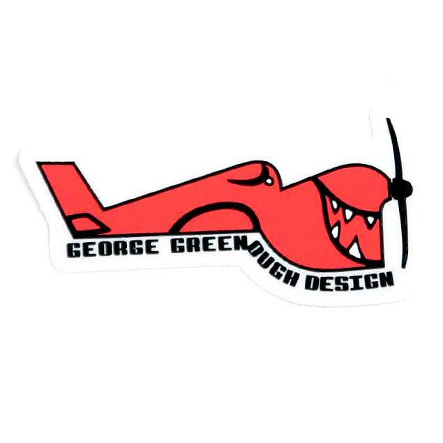 George Greenough Sticker Red Surf Accessories True Ames 