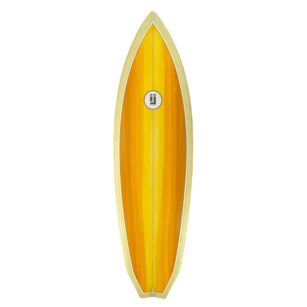 IJ Shapes Fish Surfboards IJ Shapes 5'10" x 20" x 2 1/2" Futures Orange Fade 
