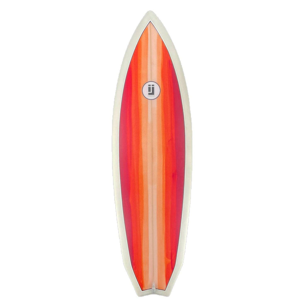 IJ Shapes Fish Surfboards IJ Shapes 5'6" x 19 1/2" x 2 3/8" Futures Red fade 