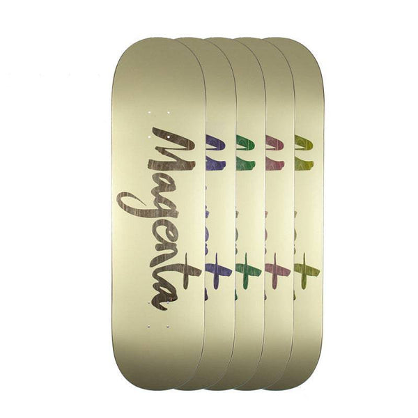 Magenta Big Brush Deck 8.0 Skateboard Hardware Magenta 