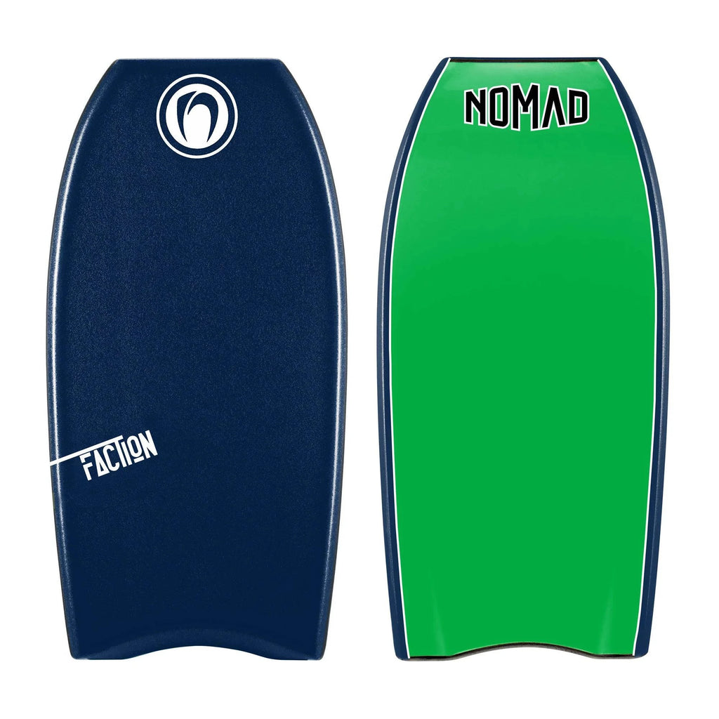 Nomad Faction D12 Bodyboards & Accessories Nomad 41" Midnight Blue Deck / Green Bottom 