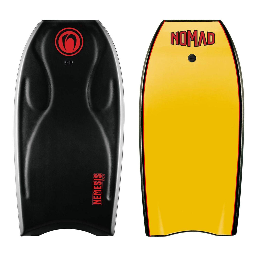 Nomad Nemesis EPS Bodyboards & Accessories Nomad 42" Black Deck / Yellow Bottom 