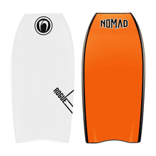 Nomad Rogue Cres Zed Core Bodyboards & Accessories Nomad 44" White Deck / Orange Bottom 