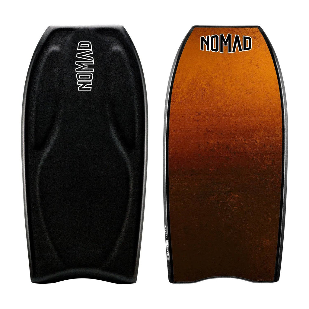 Nomad Ultimate Graphic Tec PP Crescent Tail Bodyboards & Accessories Nomad 41" Black Deck / Red Bottom 