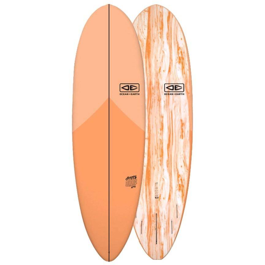 Ocean & Earth Happy Hour Epoxy Softboard 7'0" Surfboards Ocean & Earth Apricot 
