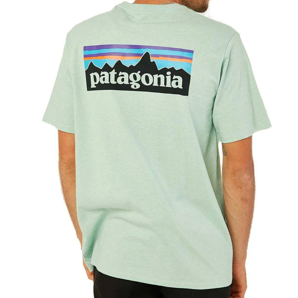 Apparel - Patagonia - Patagonia M's P-6 Logo Responsibili-Tee - Melbourne Surfboard Shop - Shipping Australia Wide | Victoria, New South Wales, Queensland, Tasmania, Western Australia, South Australia, Northern Territory.