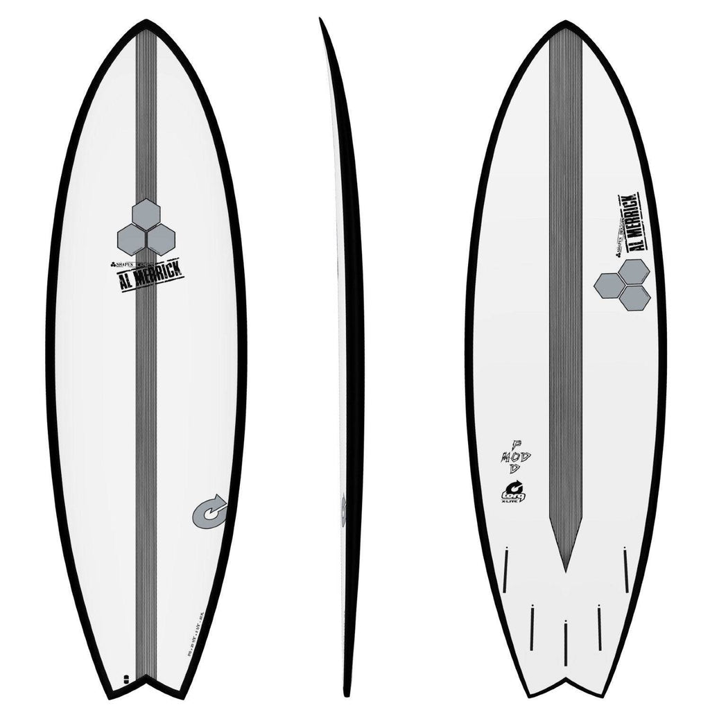 *PRE-ORDER* Channel Islands x Torq Pod Mod 5'6" Surfboards Channel Islands Black Rail + Pinline 