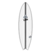 *PRE-ORDER* Channel Islands x Torq Pod Mod 5'10" Surfboards Channel Islands White + Pinline 