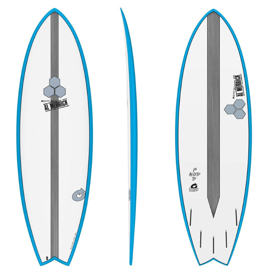 *PRE-ORDER* Channel Islands x Torq Pod Mod 5'6" Surfboards Channel Islands Blue Rail + Pinline 