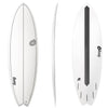 *PRE-ORDER* Torq Mod Fish TET cs 5'11" Surfboards Torq White + Carbon Strip 