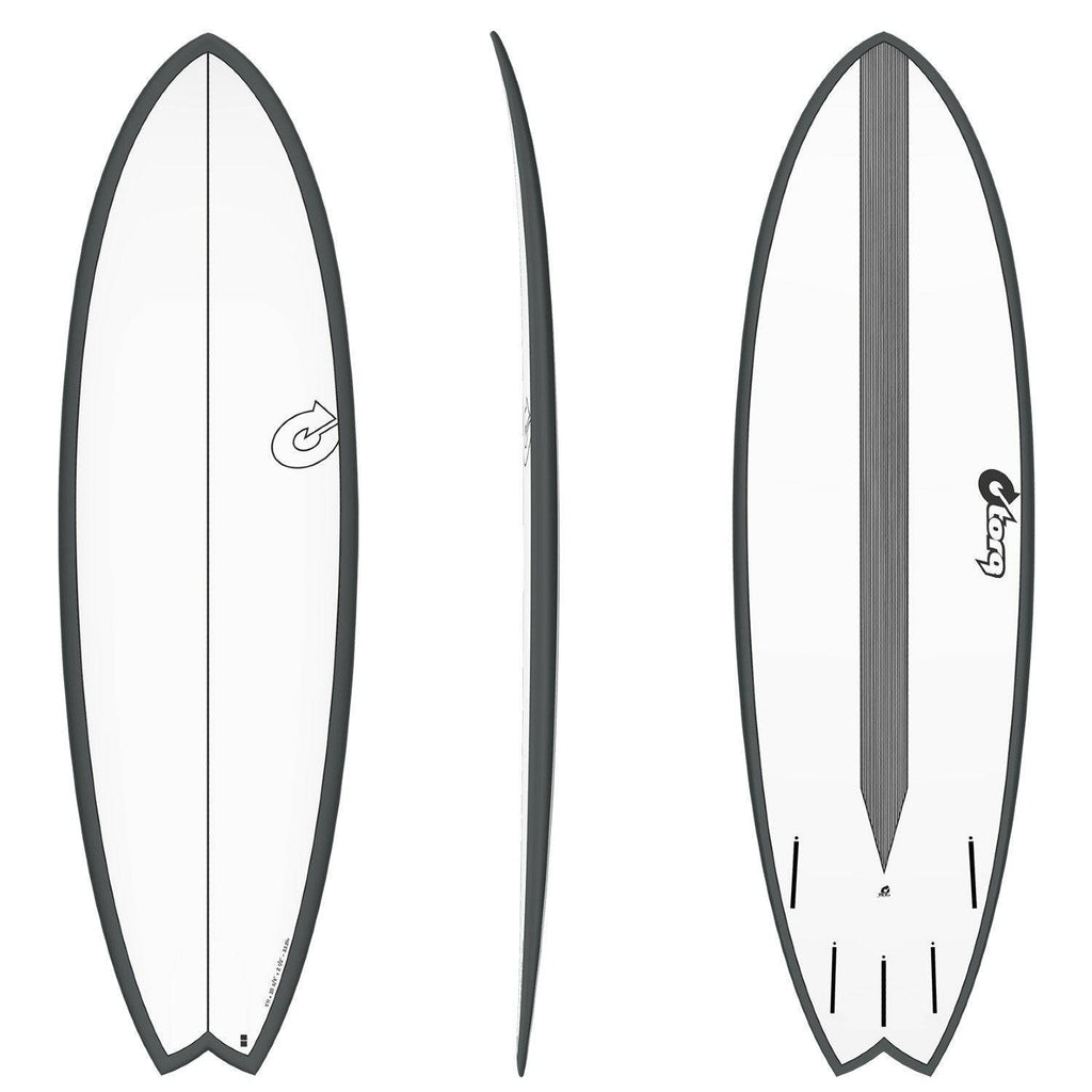 *PRE-ORDER* Torq Mod Fish TET cs 6'6" Surfboards Torq Graphite Rail + Carbon Strip 