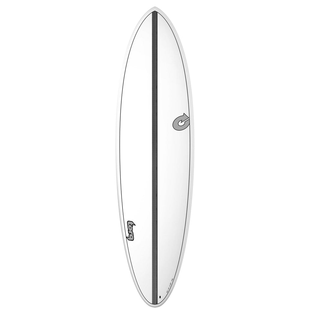 *PRE-ORDER* Torq Mod Fun TET cs 6'8" Surfboards Torq White + Carbon Strip 