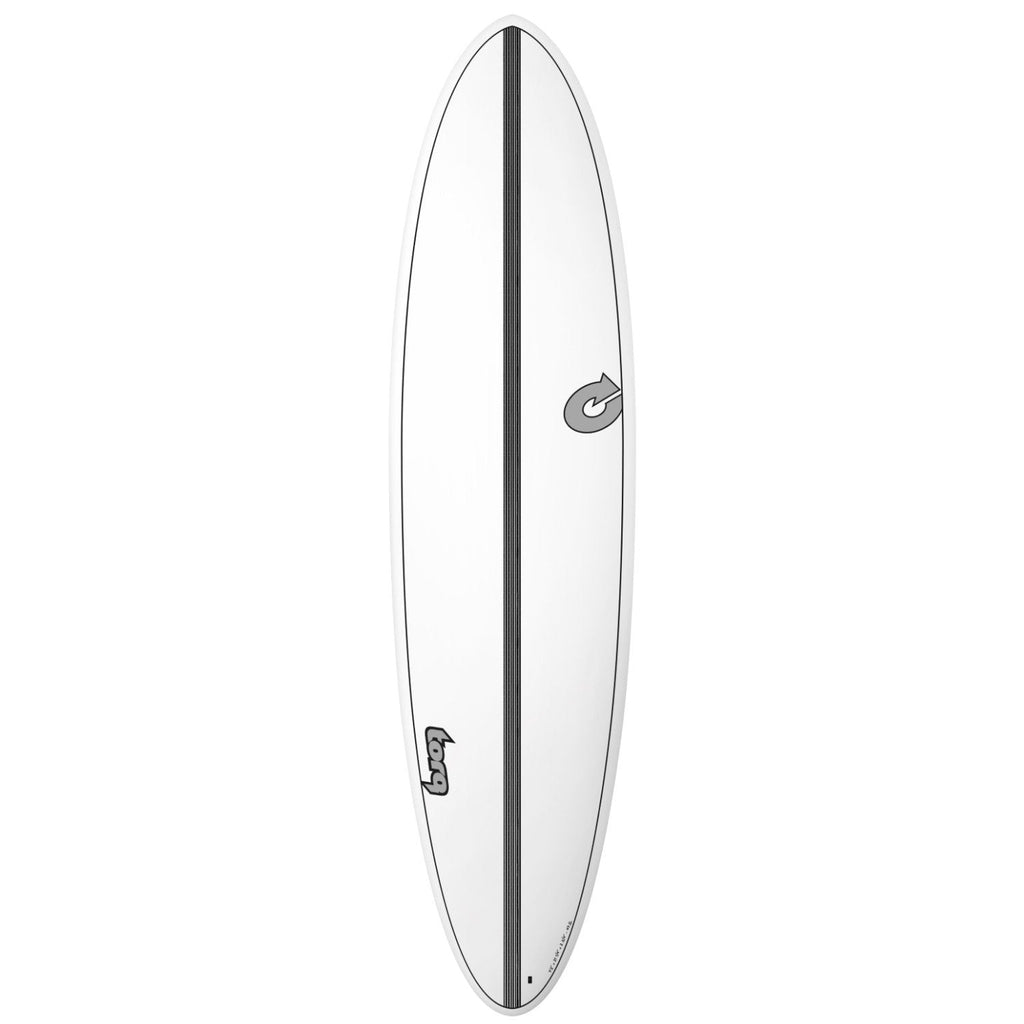*PRE-ORDER* Torq Mod Fun TET cs 7'2" Surfboards Torq White + Carbon Strip 