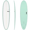 Torq Mod Fun V+ 7'4 Surfboards Torq Sea Green + Pinline 
