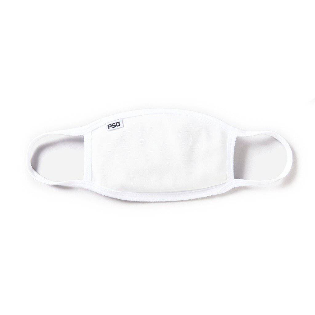 Apparel - PSD - PSD Face Mask White - Melbourne Surfboard Shop - Shipping Australia Wide | Victoria, New South Wales, Queensland, Tasmania, Western Australia, South Australia, Northern Territory.