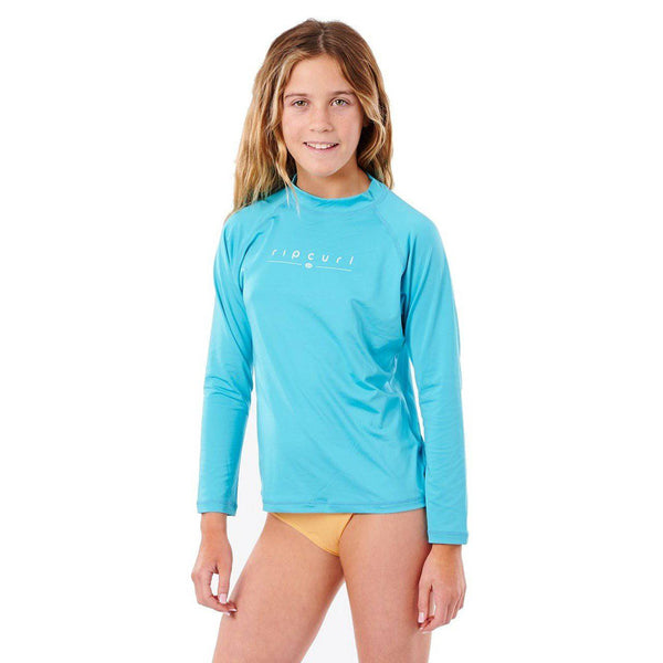 Rip Curl Girls Golden Rays L/SL Kids Wetsuits Rip Curl 8 Light Blue 