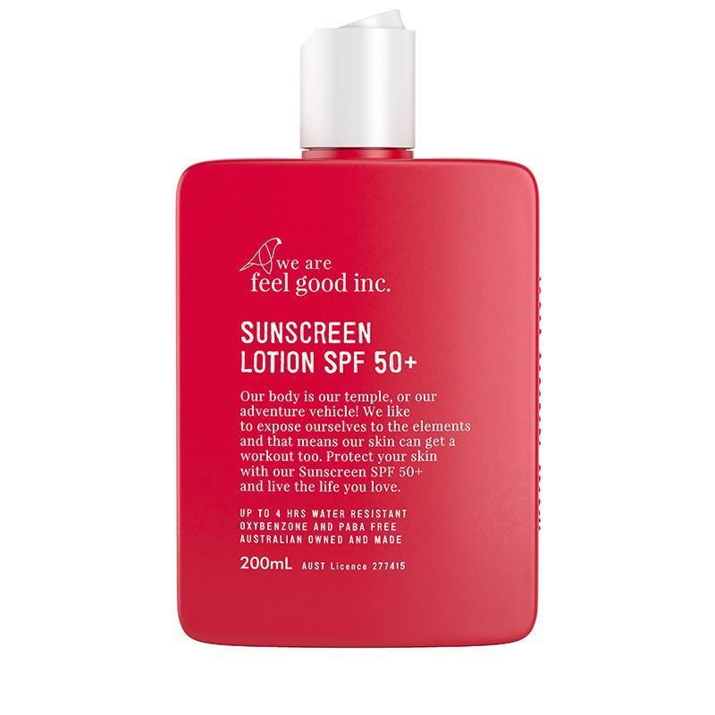 Surf Trip Essentials - We Are Feel Good Inc. - We Are Feel Good Inc. Sunscreen SPF50+ Signature 200ml - Melbourne Surfboard Shop - Shipping Australia Wide | Victoria, New South Wales, Queensland, Tasmania, Western Australia, South Australia, Northern Territory.