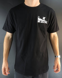 Apparel - Zak Surfboards - Zak T-Shirt Surf Logo Black - Melbourne Surfboard Shop - Shipping Australia Wide | Victoria, New South Wales, Queensland, Tasmania, Western Australia, South Australia, Northern Territory.