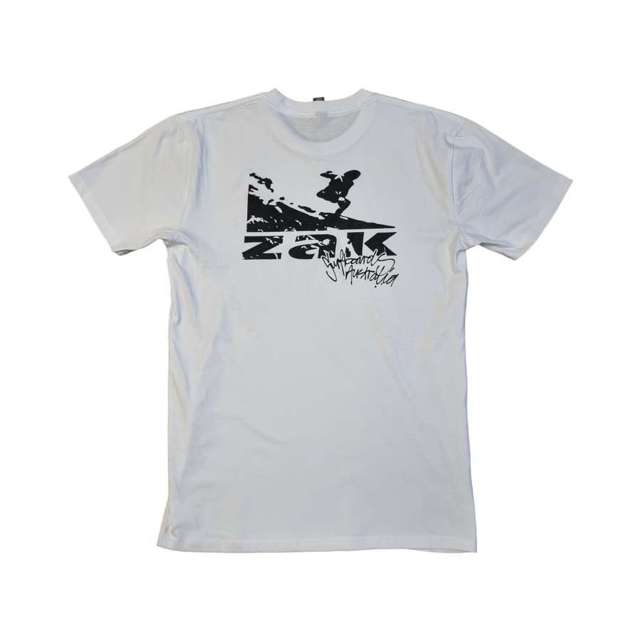 Zak T-Shirt Surf Logo White Apparel Zak Surfboards 