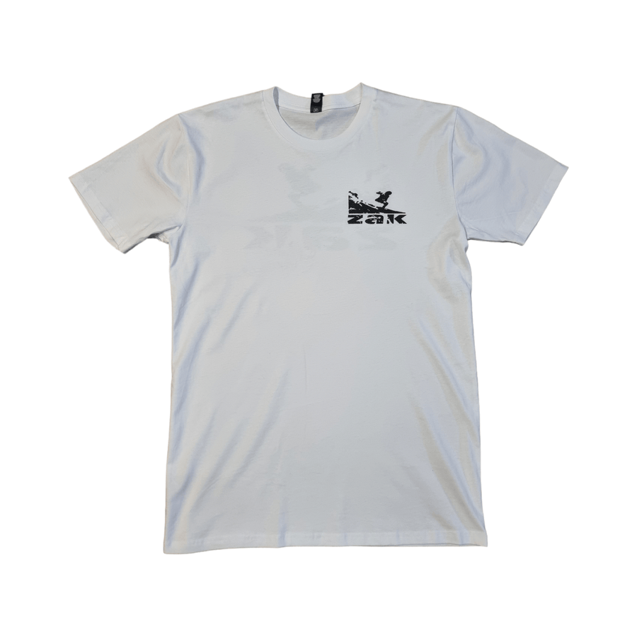 Zak T-Shirt Surf Logo White Apparel Zak Surfboards 