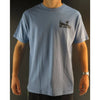 Zak T-Shirt The Oasis Logo Coral Blue Apparel Zak Surfboards S 