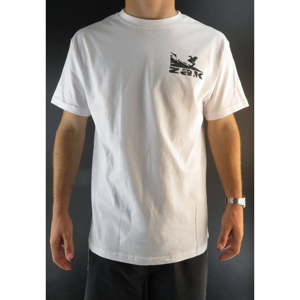 Zak T-Shirt The Oasis Logo White Apparel Zak Surfboards S 