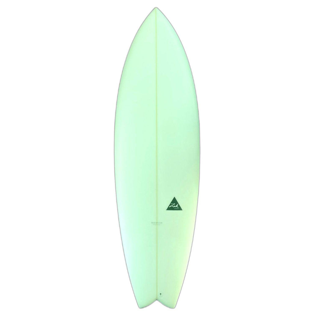 Zak The Mullet Surfboards Zak Surfboards 5'10" x 21 1/4" x 2 5/8" 36.2L FCSII Quad Green 